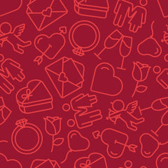 Valentine Seamless Digital Paper 3 - CraftNest - Digital Crafting and Art