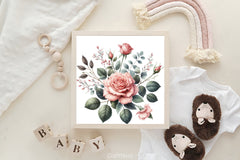 Pink Roses Clipart Bundle - CraftNest - Digital Crafting and Art