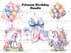 Princess Birthday Clipart - CraftNest