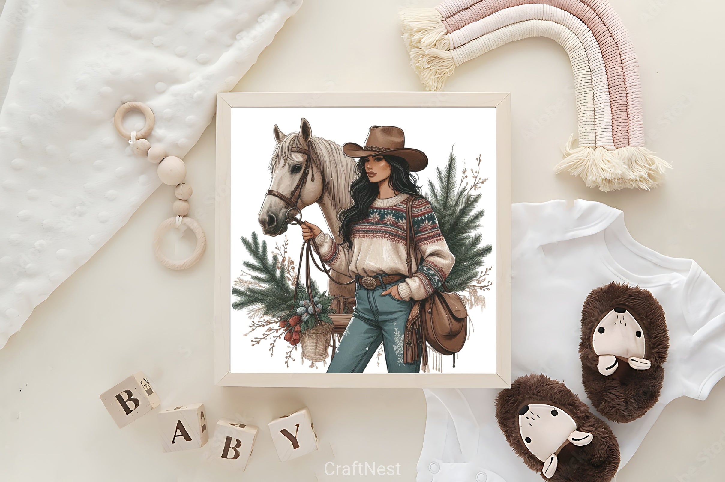 Country Girl Clipart Bundle - CraftNest - Digital Crafting and Art