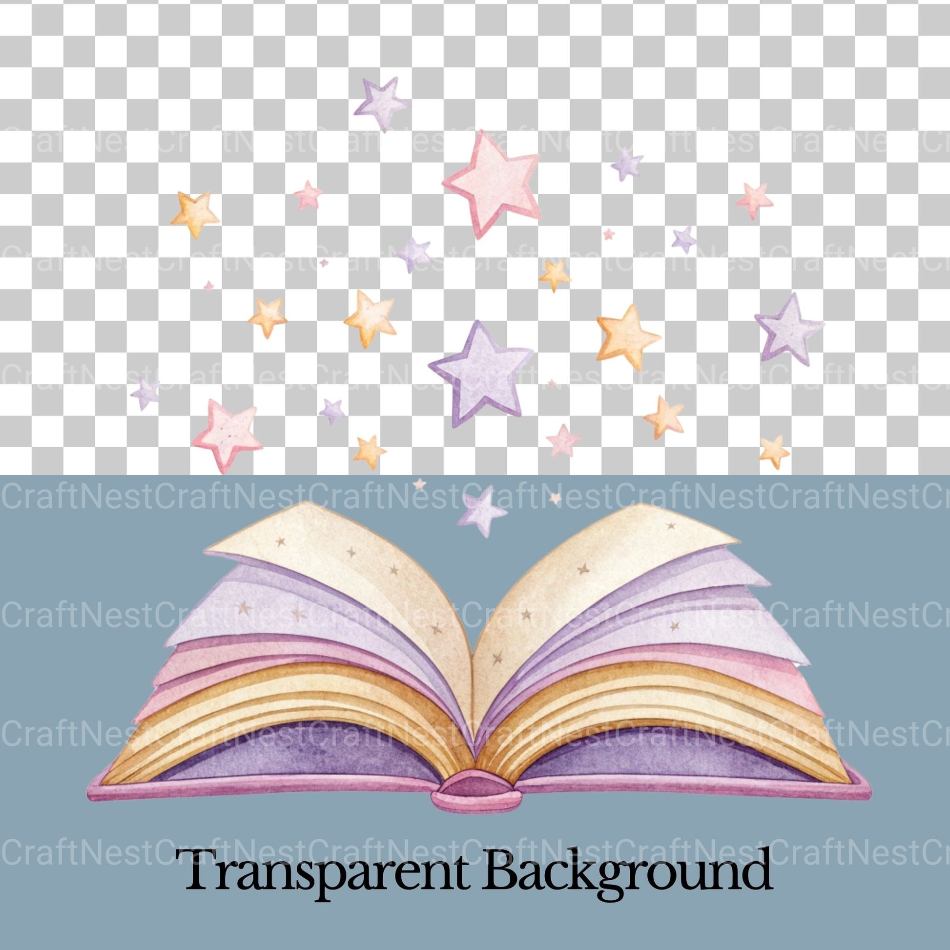 Bookish Clipart Bundle - CraftNest - Digital Crafting and Art