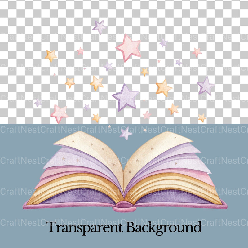 Bookish Clipart Bundle - CraftNest - Digital Crafting and Art
