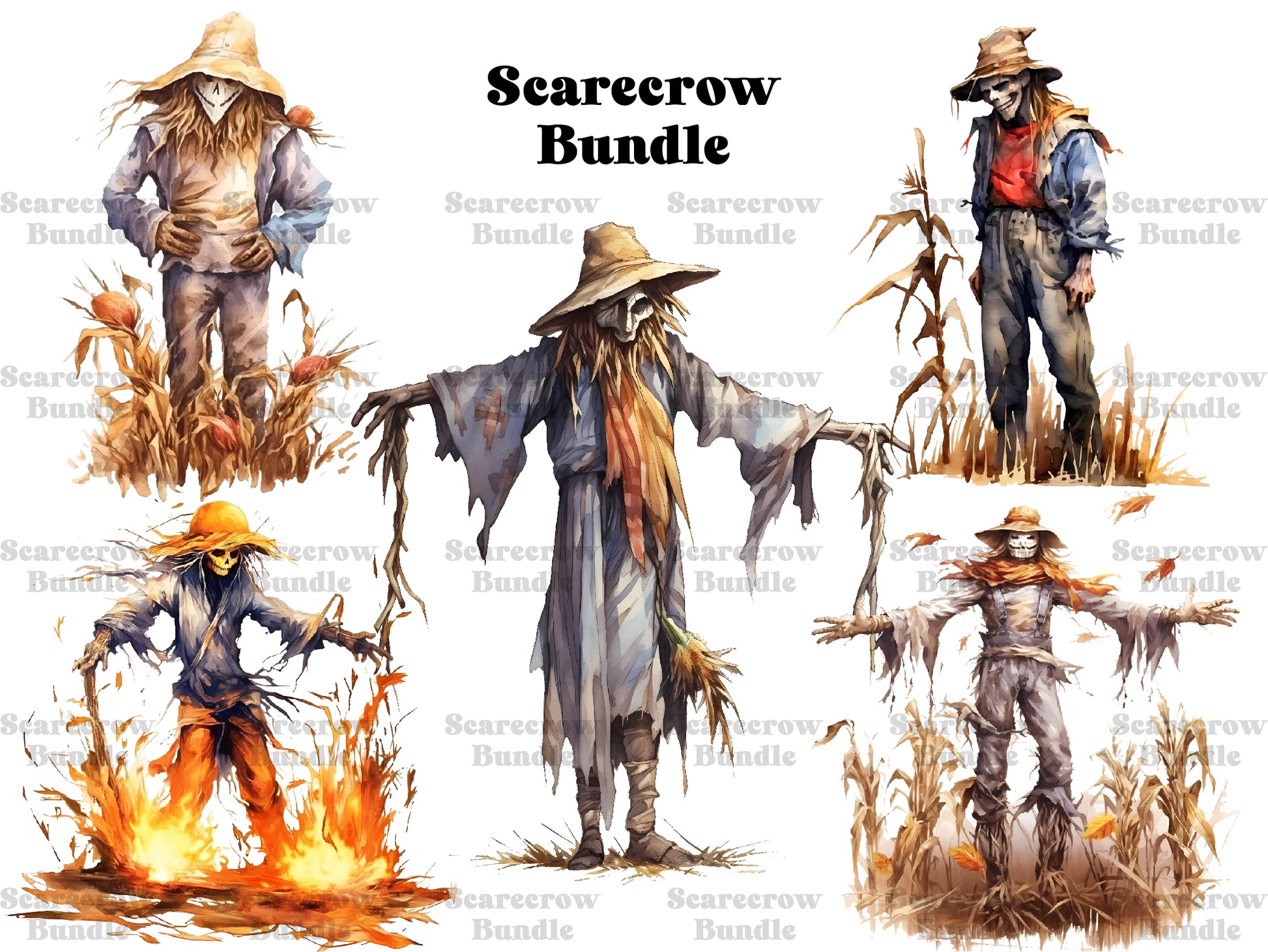 Scarecrow Clipart - CraftNest