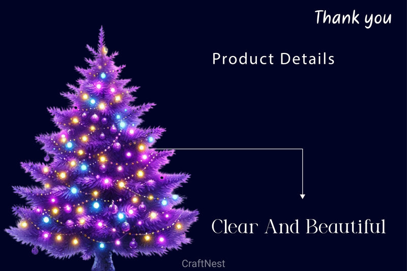 Purple Christmas Tree Clipart Bundle 2 - CraftNest - Digital Crafting and Art
