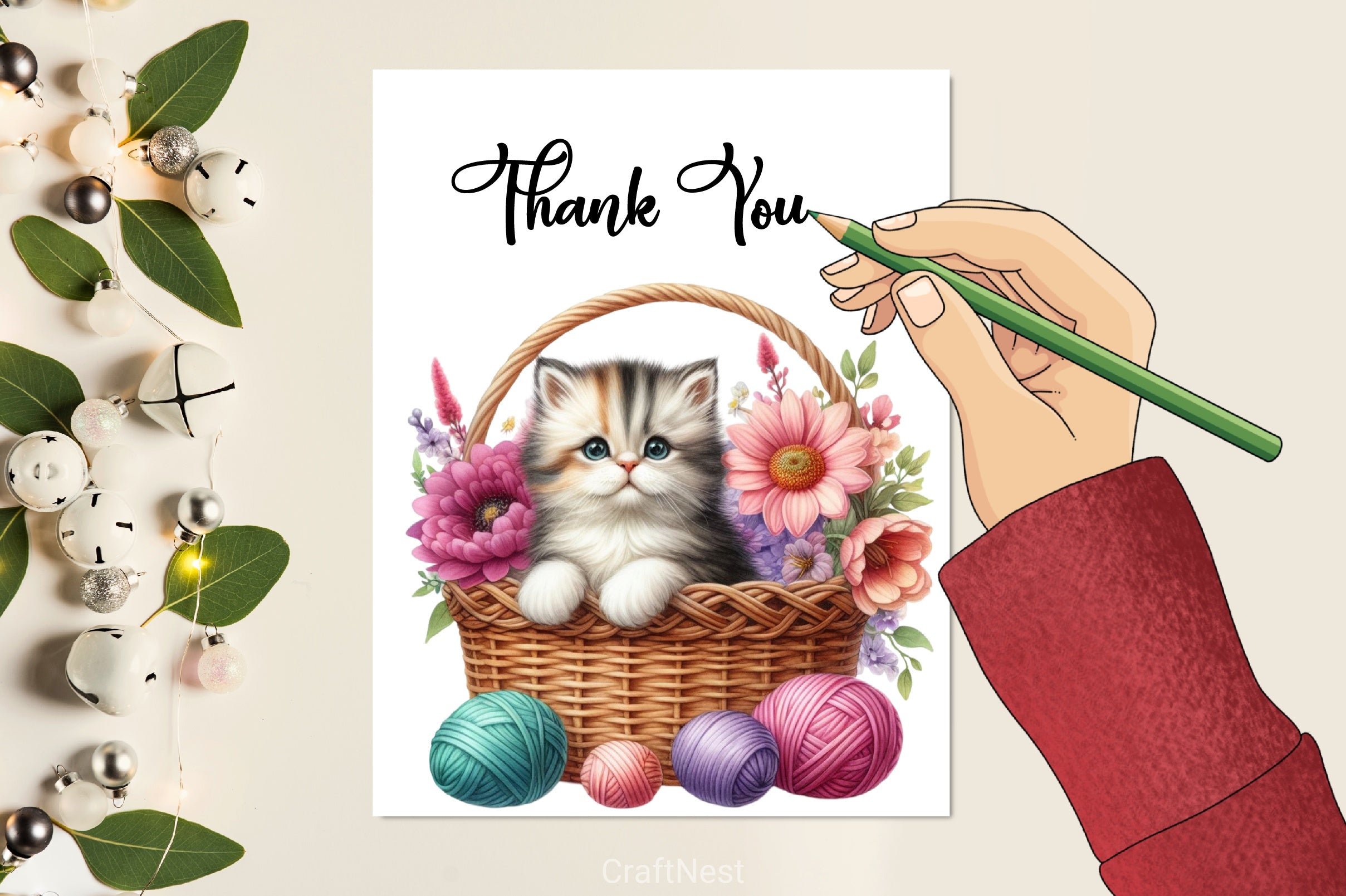 Easter Cat Clipart Bundle - CraftNest - Digital Crafting and Art