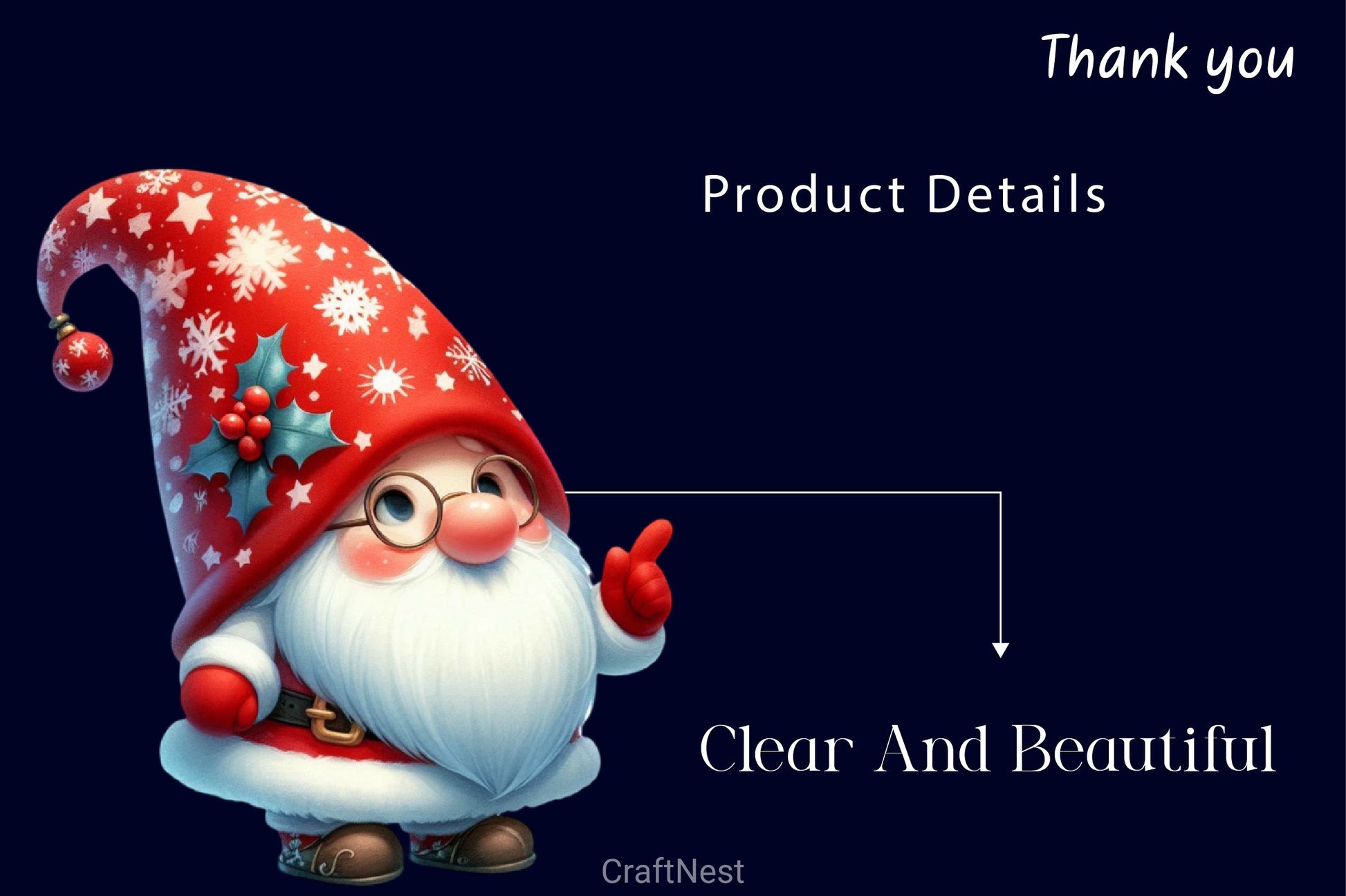 Christmas Gnome Clipart Bundle 9 - CraftNest - Digital Crafting and Art