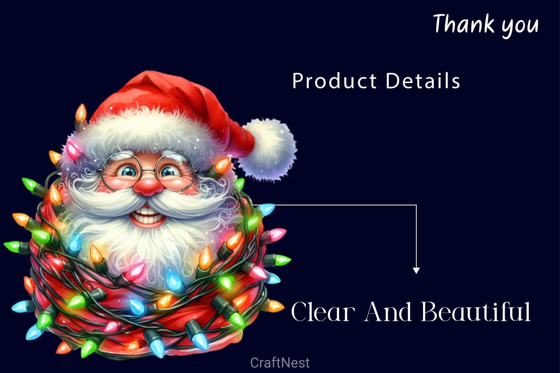 Santa Claus Clipart Bundle 3 - CraftNest - Digital Crafting and Art