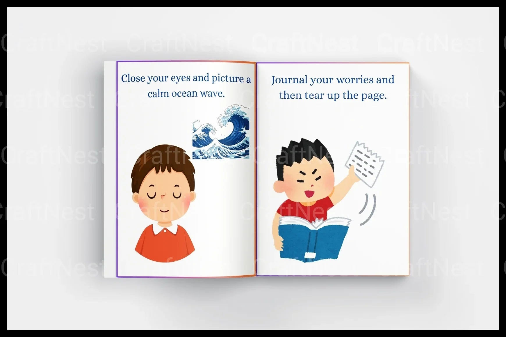 50 Anxiety Coping Skills Cards for Stress Relief - CraftNest - Digital Crafting and Art