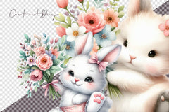 Easter Bunny Clipart Bundle 12 - CraftNest - Digital Crafting and Art