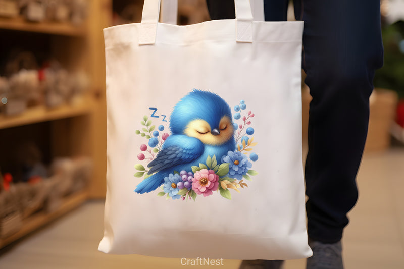 Sleepy Bird Clipart Bundle - CraftNest - Digital Crafting and Art