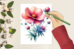 Vintage Flower Clipart Bundle - CraftNest - Digital Crafting and Art