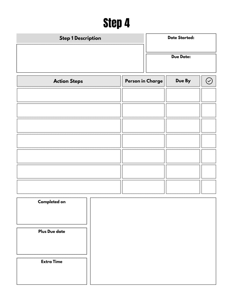 Side Hustle Project Planner KDP Planner - CraftNest - Digital Crafting and Art