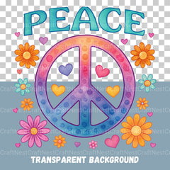 Peace Signs Clipart Bundle - CraftNest - Digital Crafting and Art