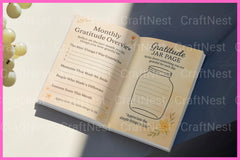 Gratitude Growth Workbook for Personal Development - CraftNest - Digital Crafting and Art