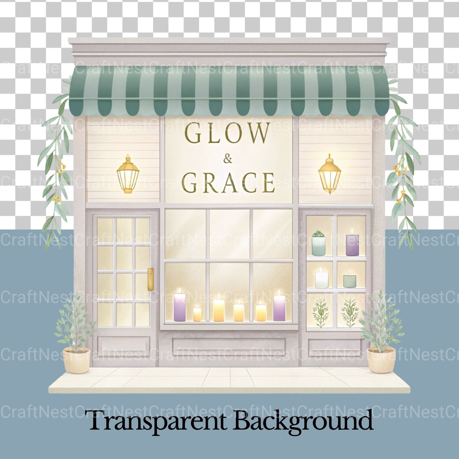 Village Shops Clipart Bundle - CraftNest - Digital Crafting and Art