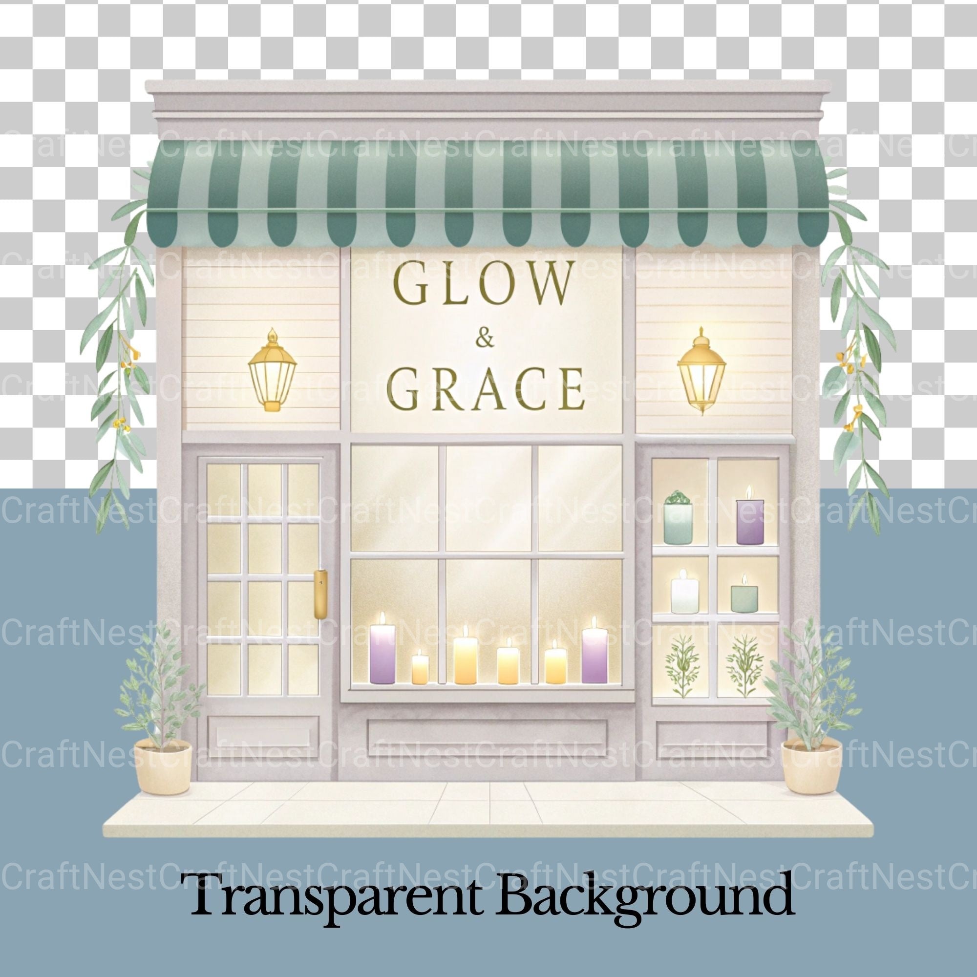 Village Shops Clipart Bundle - CraftNest - Digital Crafting and Art