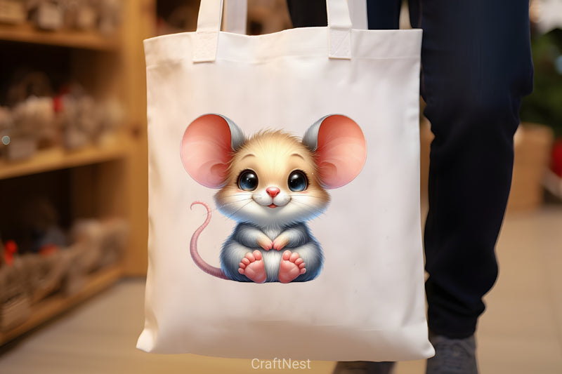 Cute Mouse Clipart Bundle - CraftNest - Digital Crafting and Art