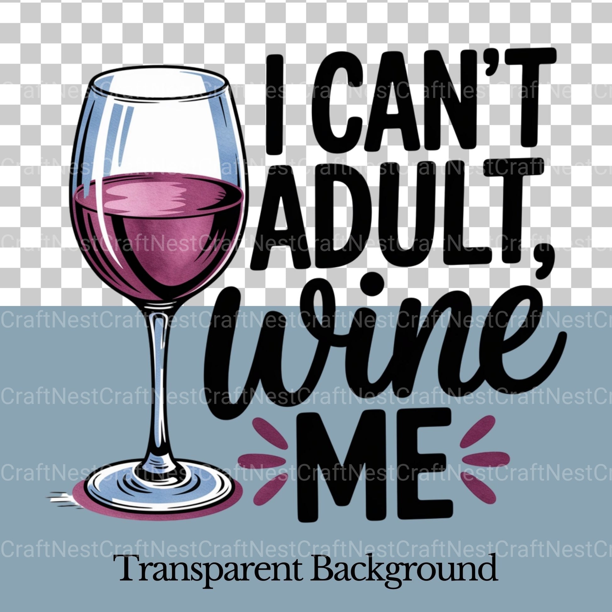 Wine Quotes Clipart Bundle - CraftNest - Digital Crafting and Art