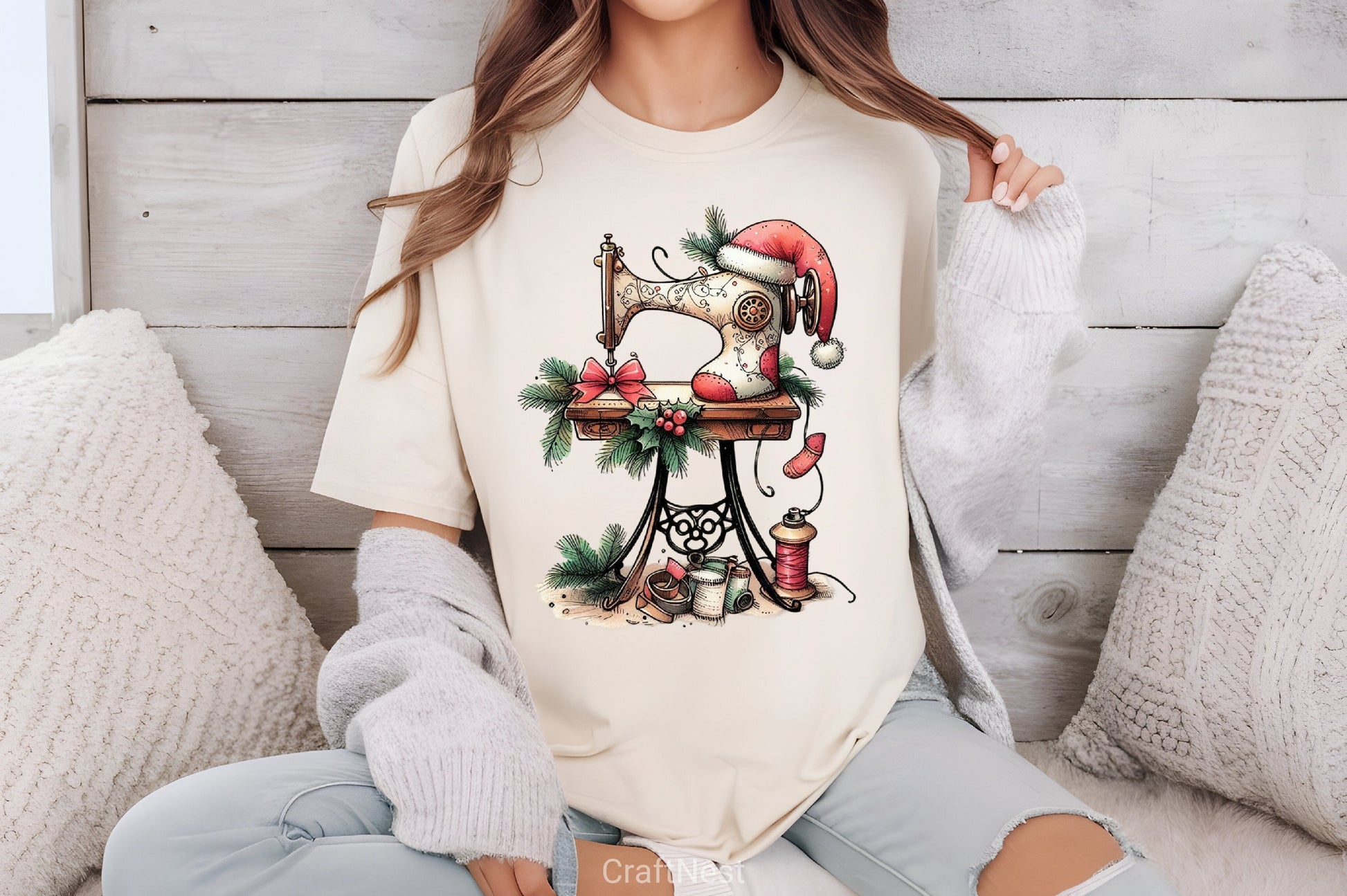 Christmas Sewing Clipart Bundle - CraftNest - Digital Crafting and Art