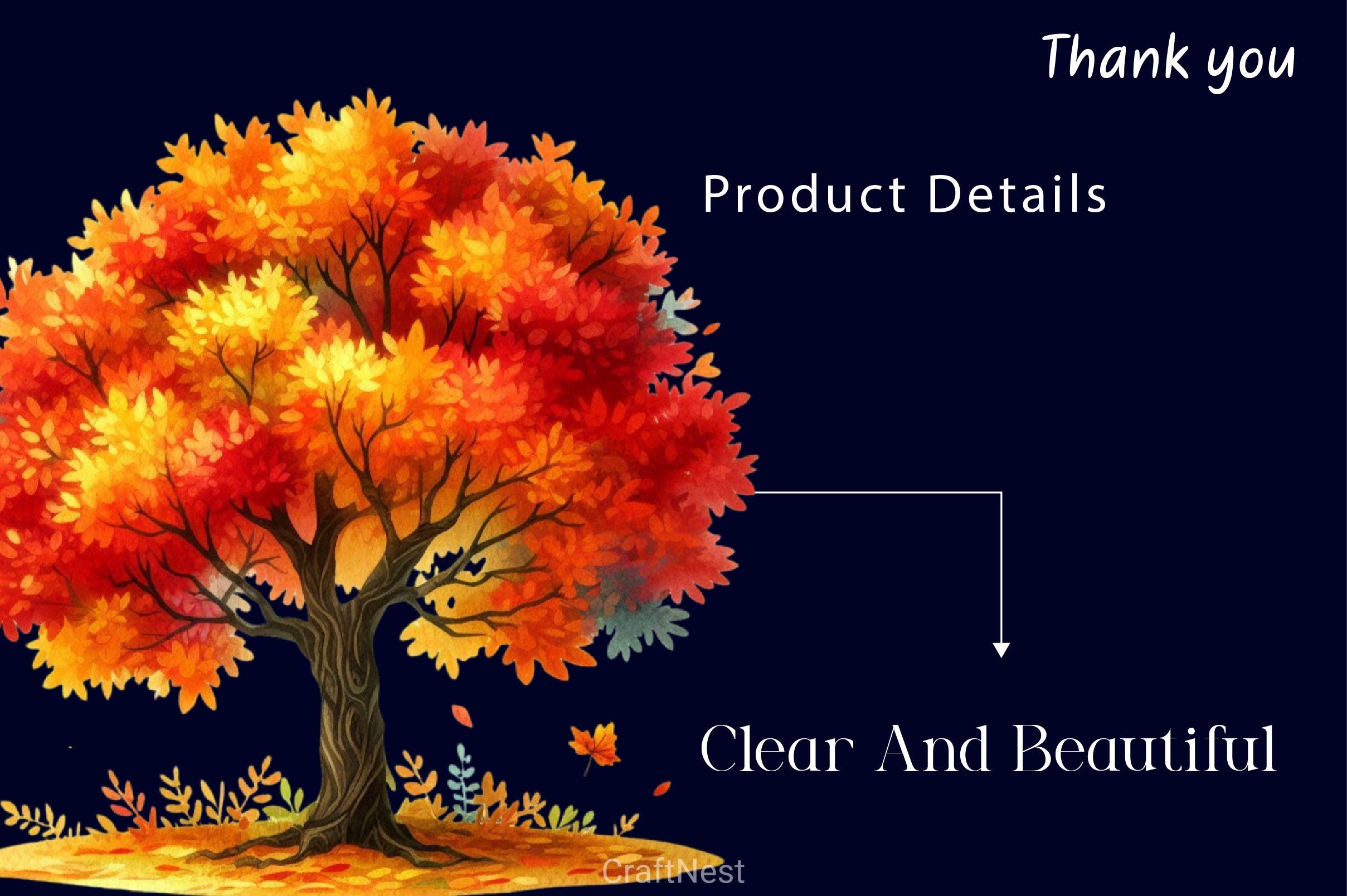 Fall Tree Autumn Tree Clipart Bundle - CraftNest - Digital Crafting and Art