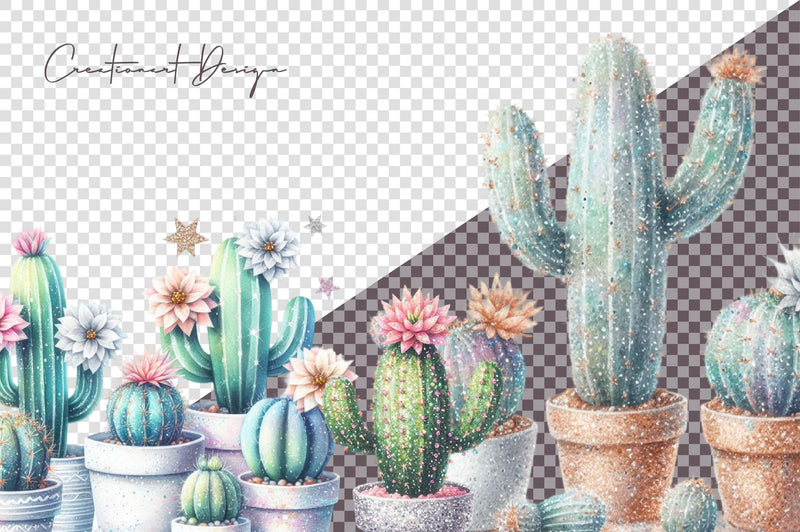 Cactus Clipart Bundle - CraftNest - Digital Crafting and Art