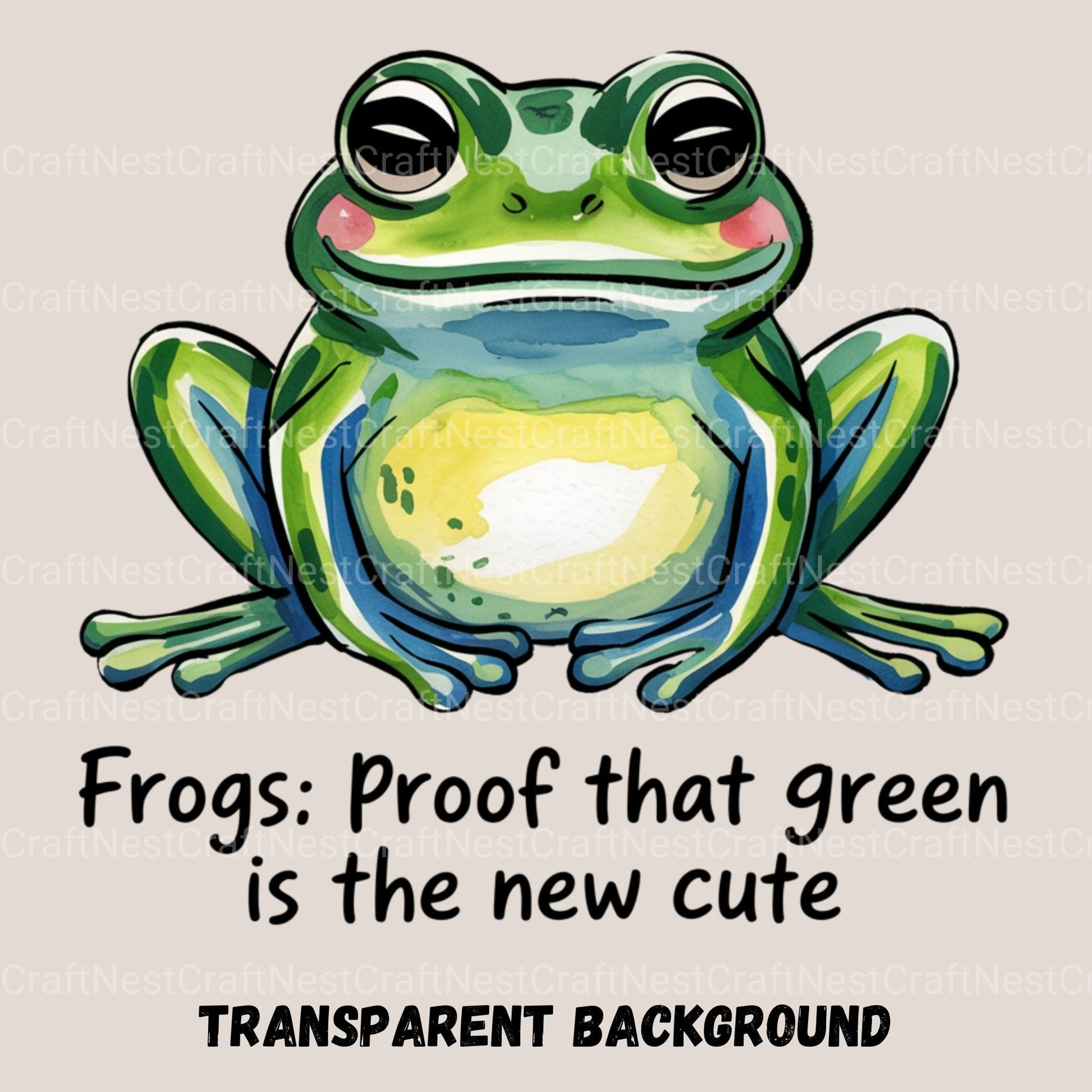 Funny Frog Quotes Clipart Bundle - CraftNest - Digital Crafting and Art