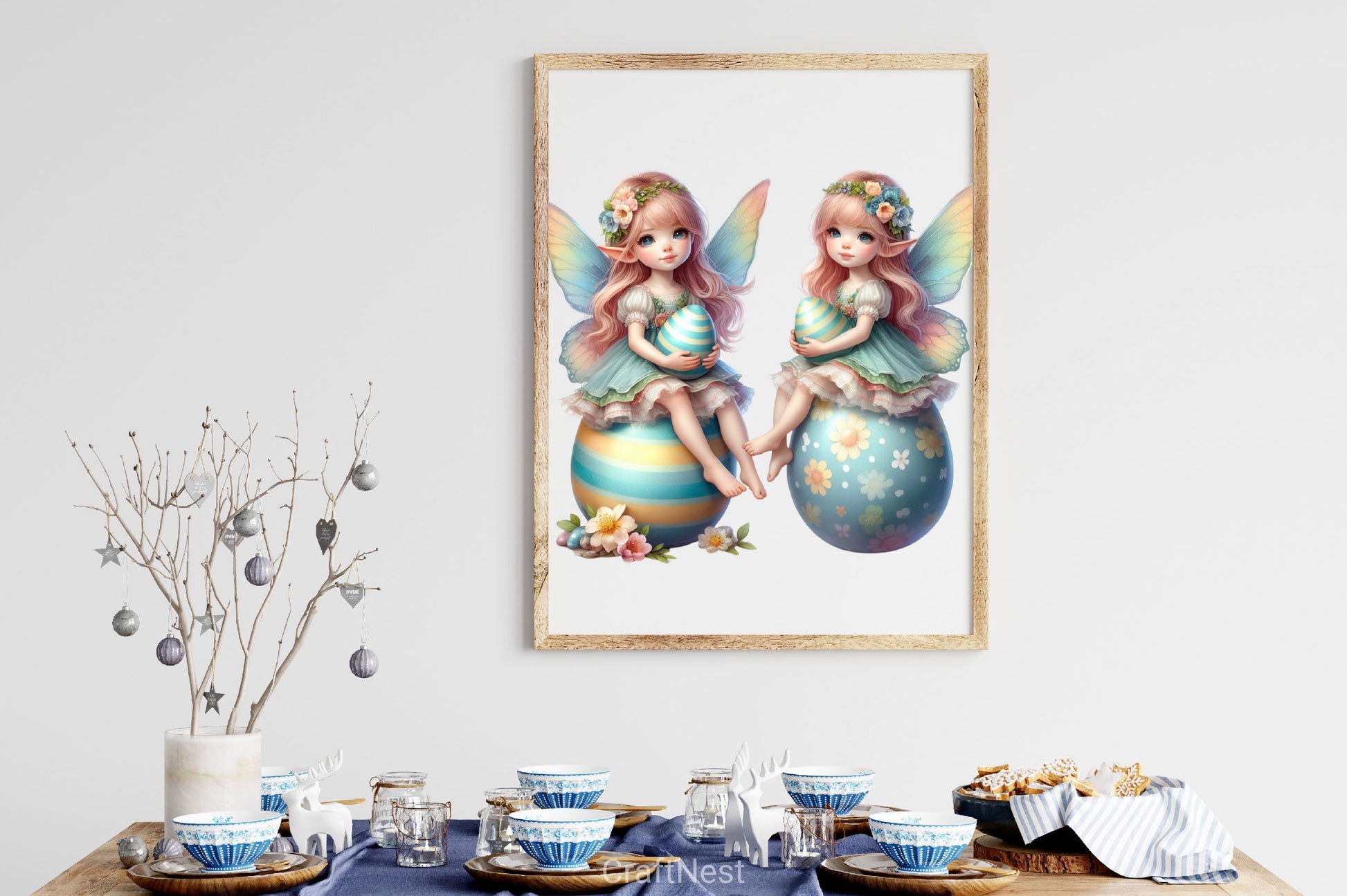 Easter Fairy Girls Clipart Bundle - CraftNest - Digital Crafting and Art