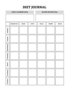 Customizable Fitness Planner Canva Template - CraftNest - Digital Crafting and Art