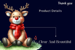 Funny Christmas Reindeer Clipart Bundle 6 - CraftNest - Digital Crafting and Art