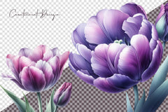 Tulips Clipart Bundle - CraftNest - Digital Crafting and Art
