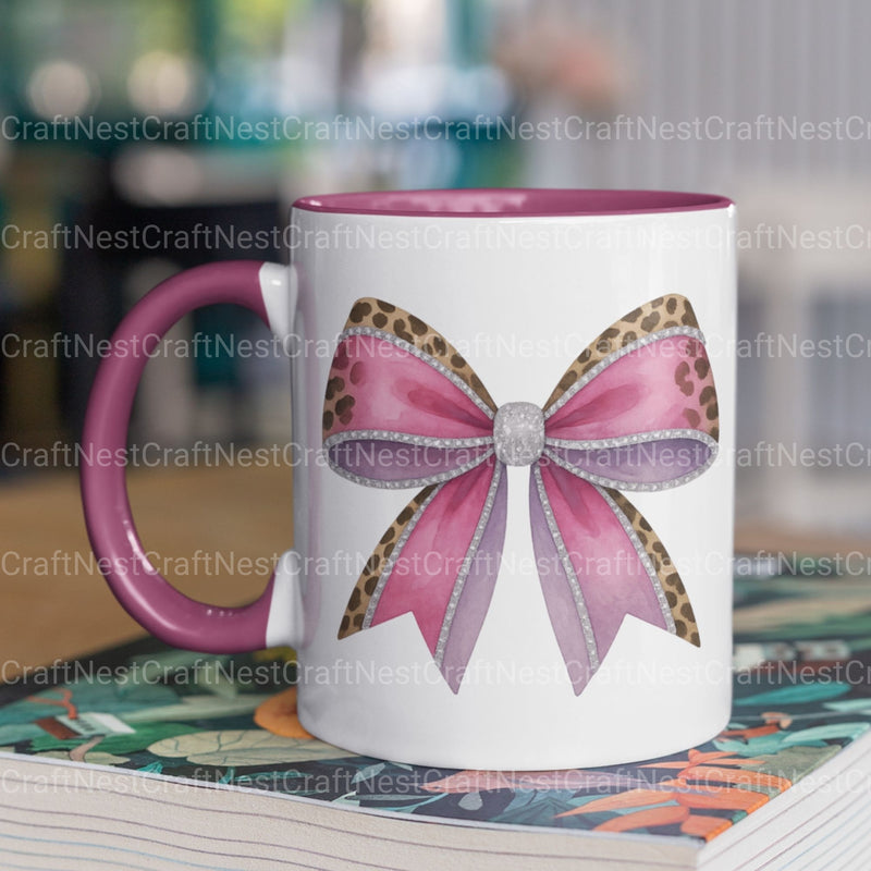 Coquette Cheetah Bows Clipart Bundle - CraftNest - Digital Crafting and Art