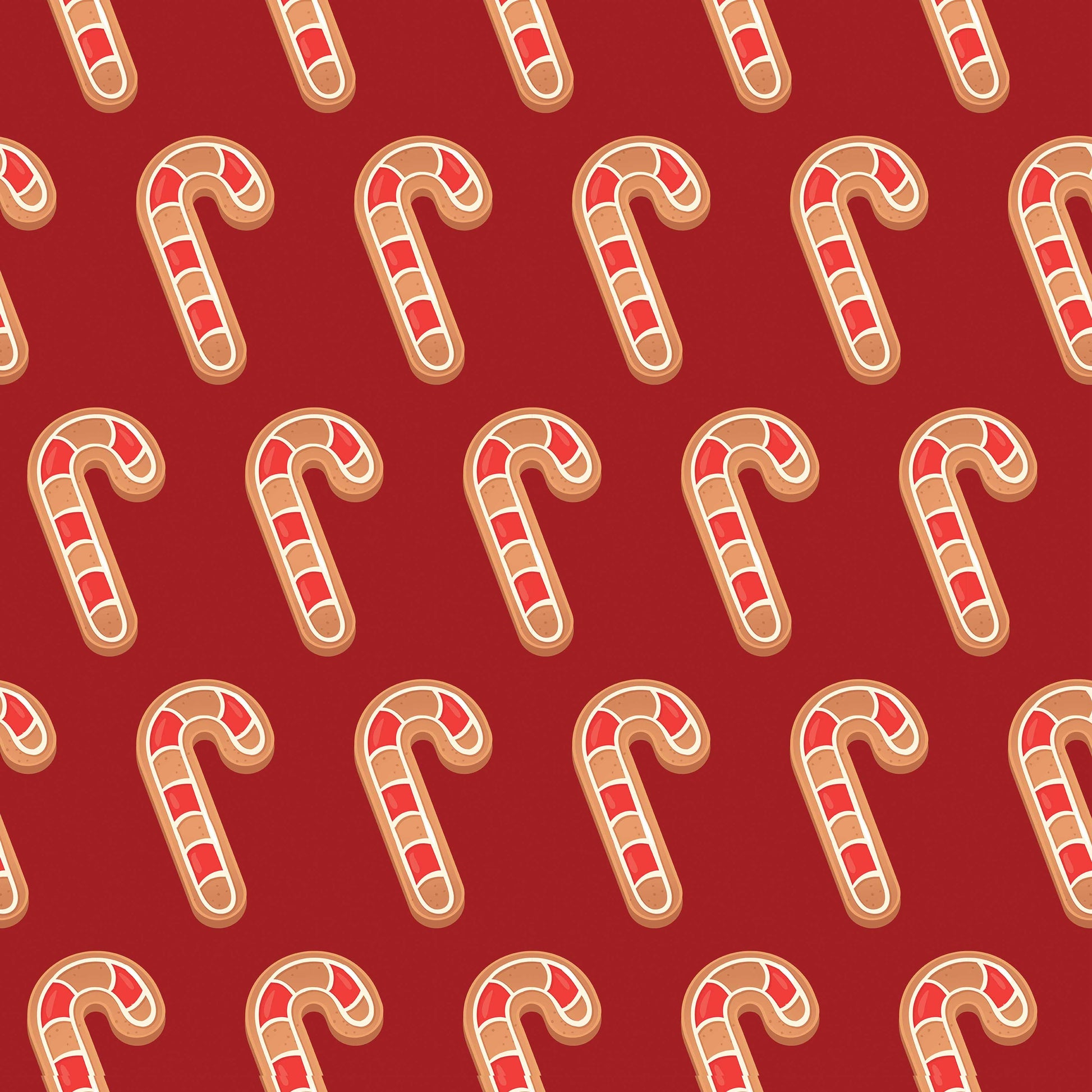 Christmas Green Trees Seamless Digital Paper - CraftNest - Digital Crafting and Art