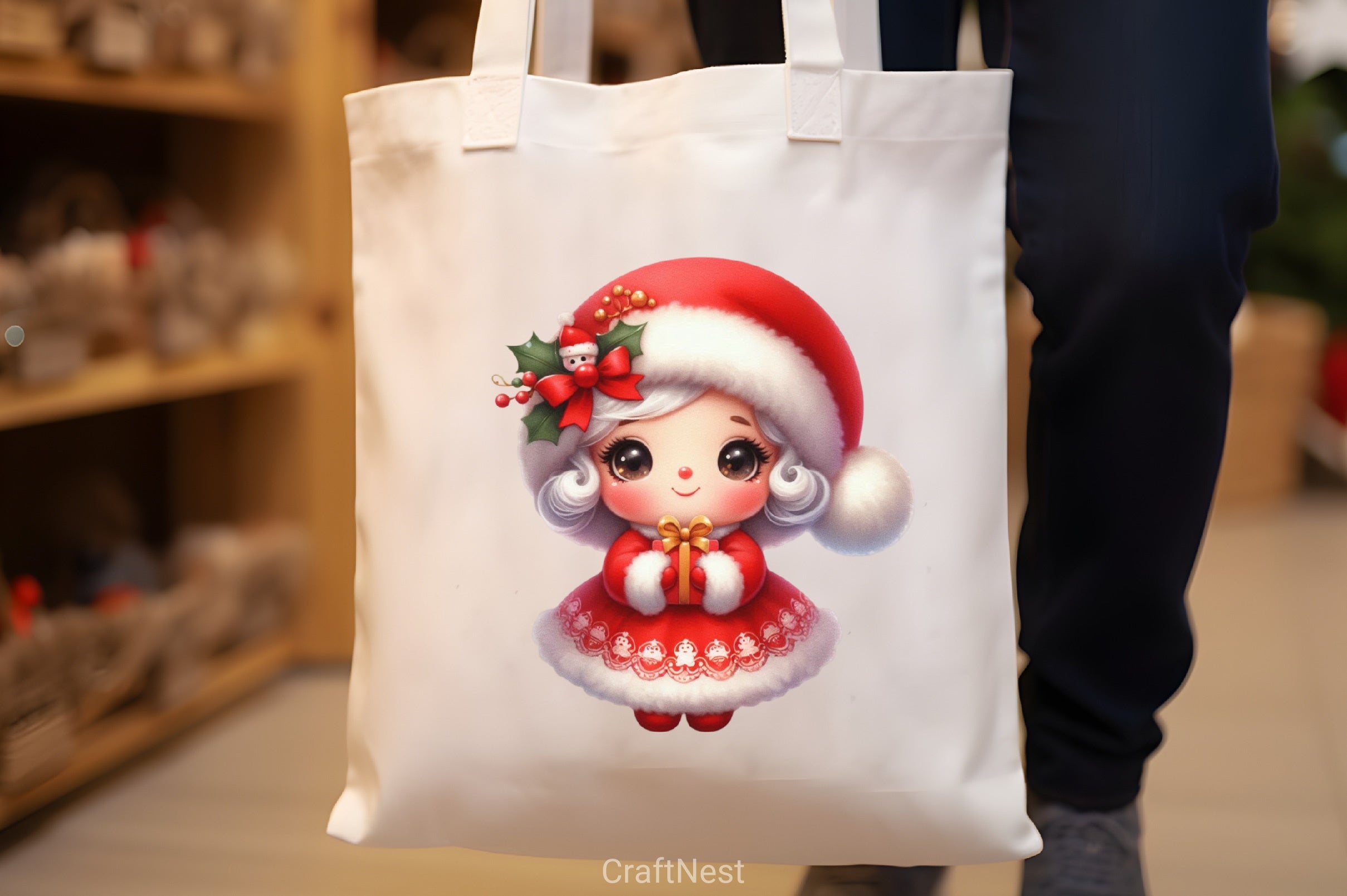 Christmas Mrs. Claus Clipart Bundle - CraftNest - Digital Crafting and Art