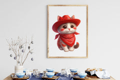 Valentine's Cat Bandana Clipart Bundle - CraftNest - Digital Crafting and Art