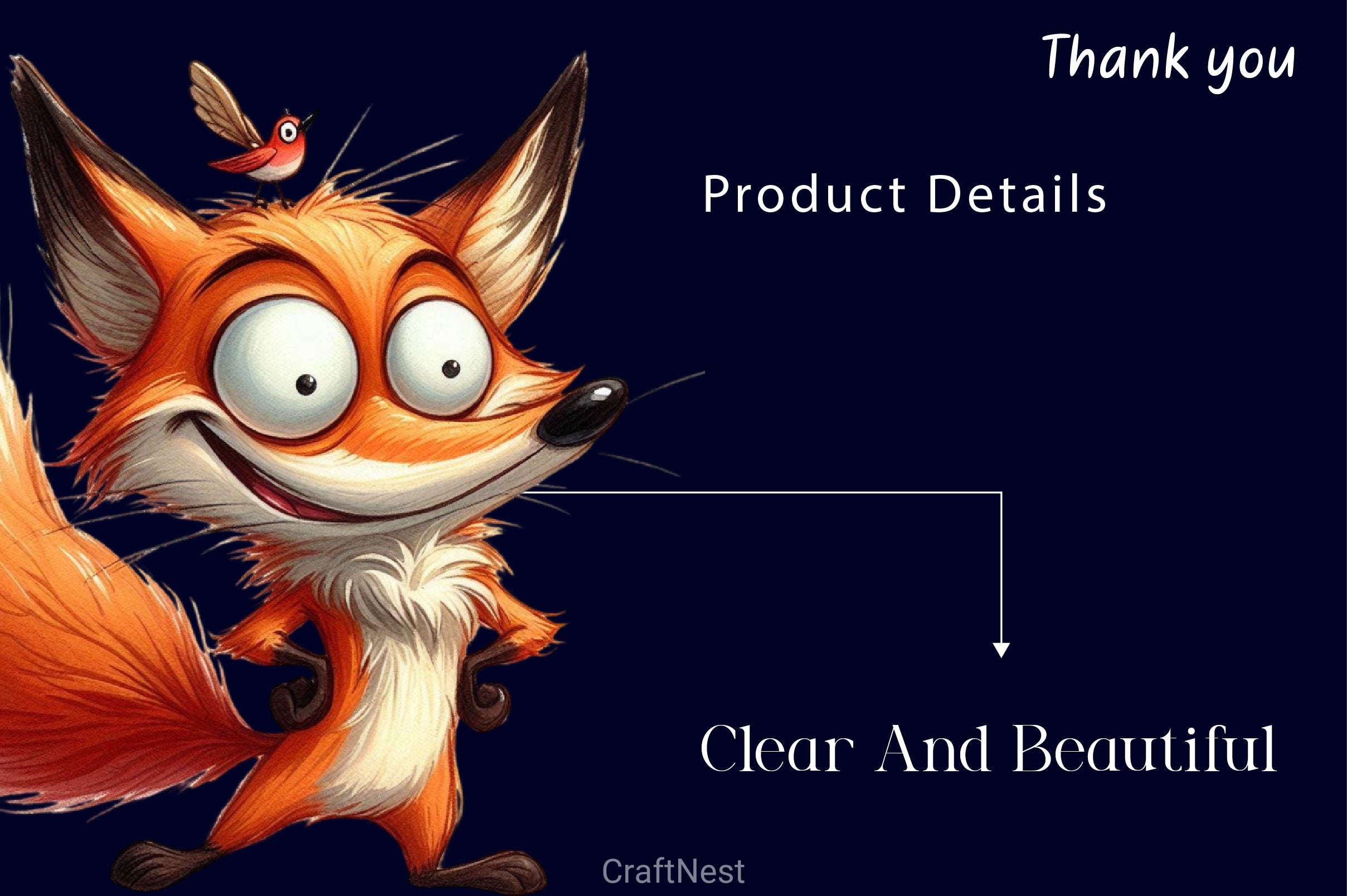 Funny Fox Clipart Bundle - CraftNest - Digital Crafting and Art