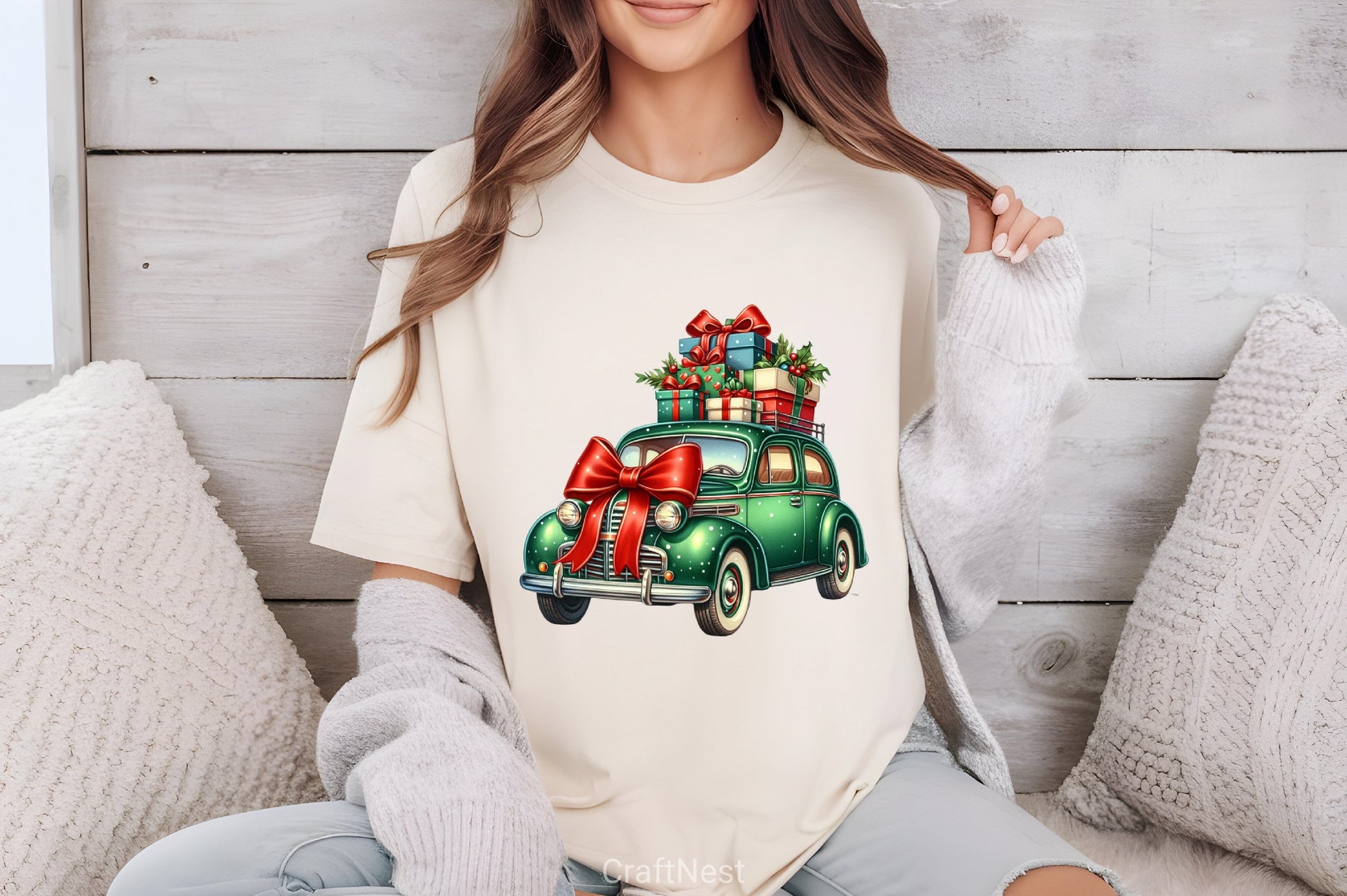Christmas Car Gifts Clipart Bundle - CraftNest - Digital Crafting and Art