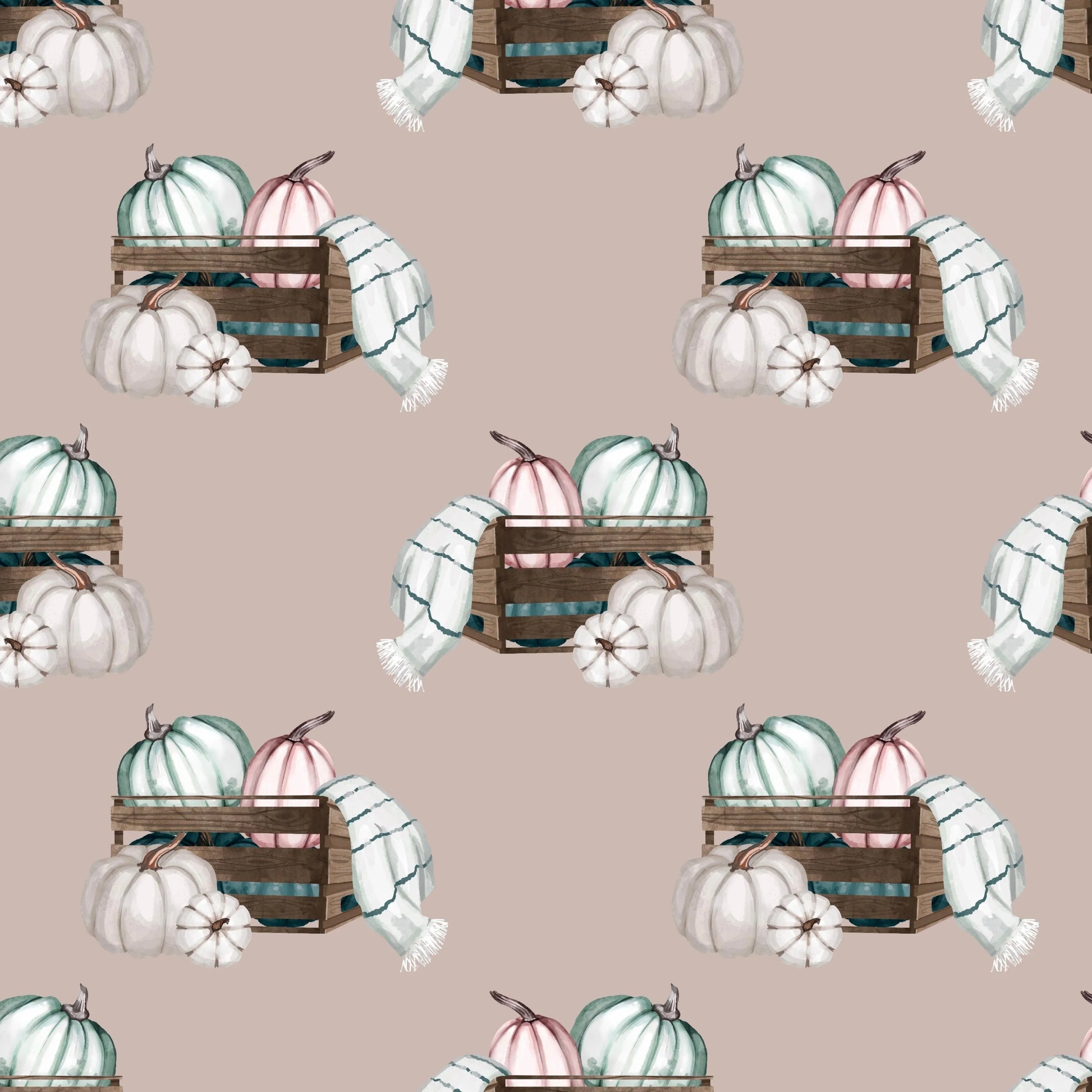 Thanksgiving Seamless Digital Paper 2 - CraftNest - Digital Crafting and Art