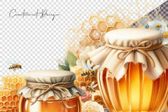 Honey Bees Clipart Bundle - CraftNest - Digital Crafting and Art
