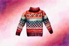 Christmas Sweater Clipart Bundle 1 - CraftNest - Digital Crafting and Art