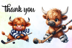 Highland Cow Clipart Bundle 29 - CraftNest - Digital Crafting and Art