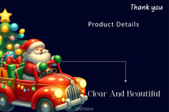 Christmas Santa Red Truck Clipart Bundle - CraftNest - Digital Crafting and Art