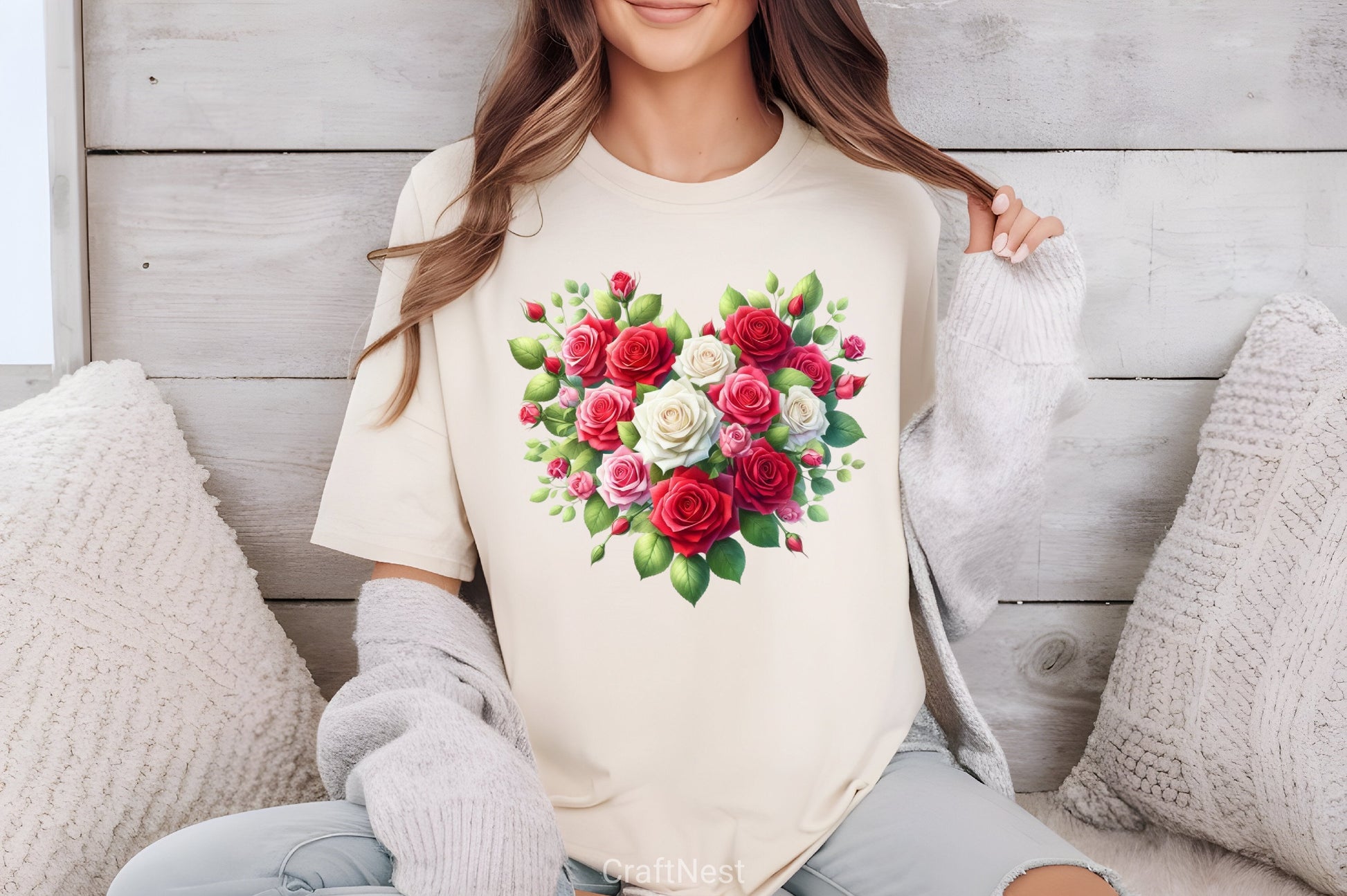 Valentine's Rose Clipart Bundle - CraftNest - Digital Crafting and Art