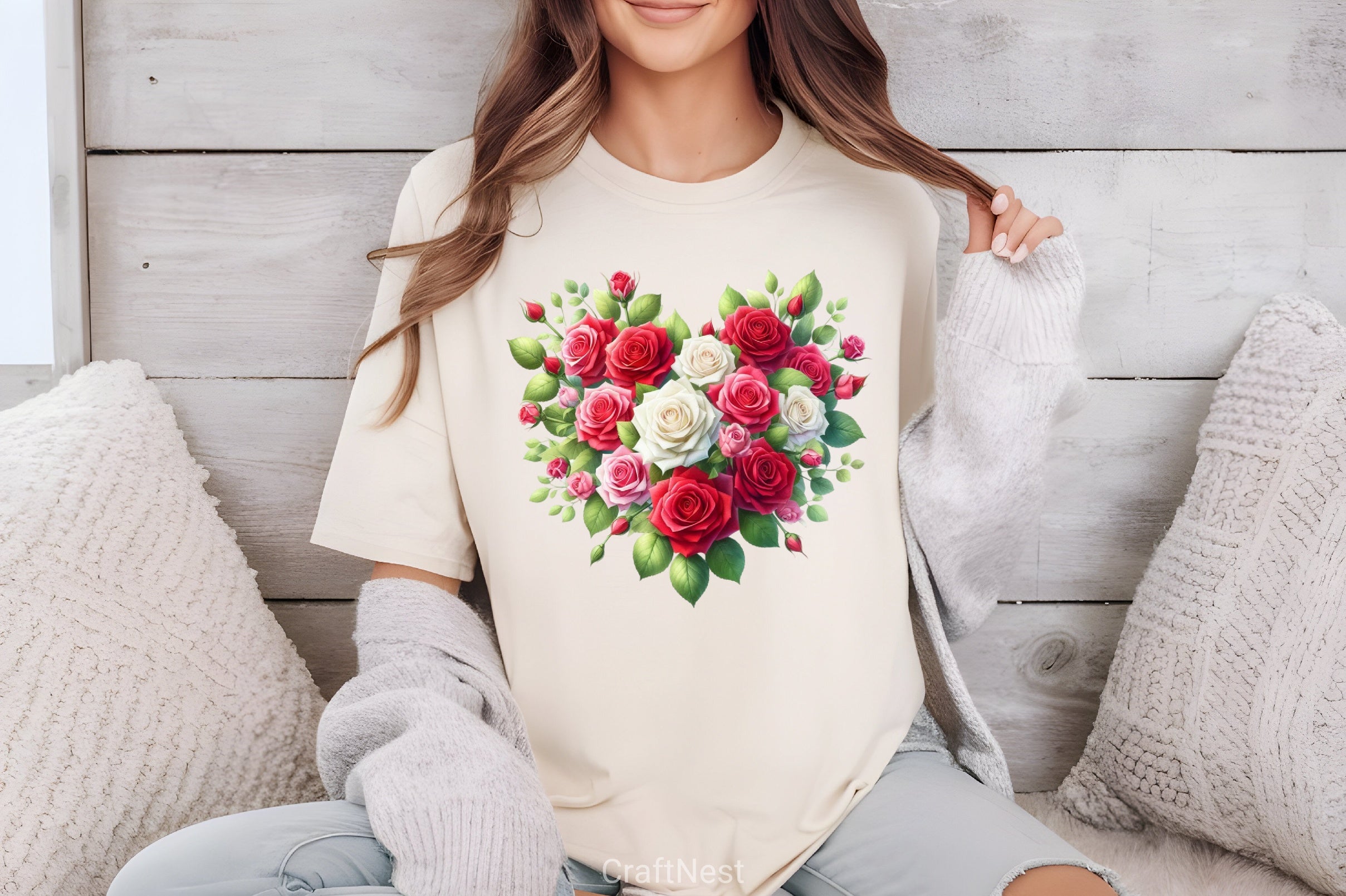 Valentine's Rose Clipart Bundle - CraftNest - Digital Crafting and Art