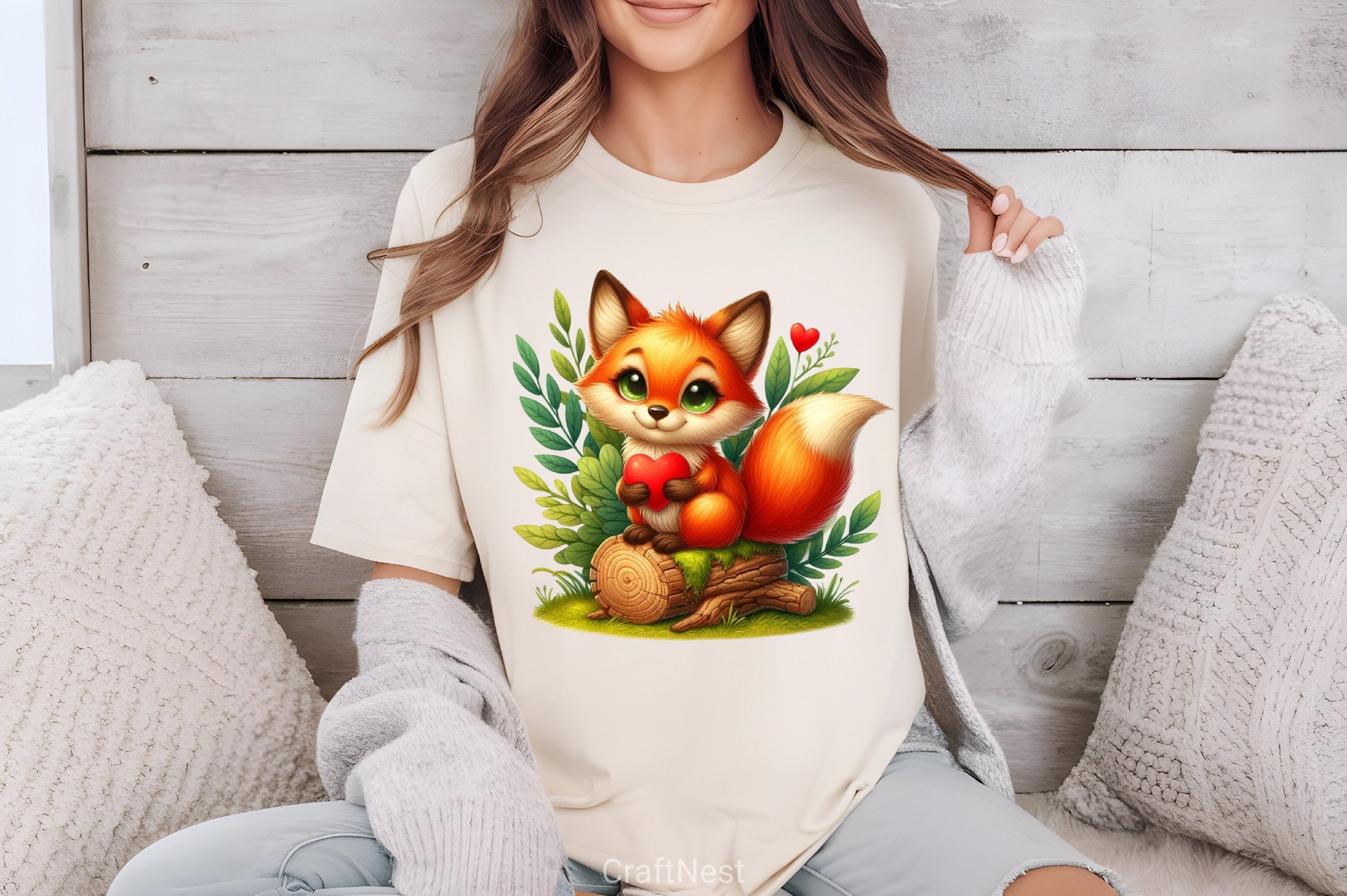 Valentine Foxes Clipart Bundle - CraftNest - Digital Crafting and Art