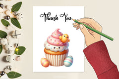 Cute Easter Cupcake Clipart Bundle - CraftNest - Digital Crafting and Art