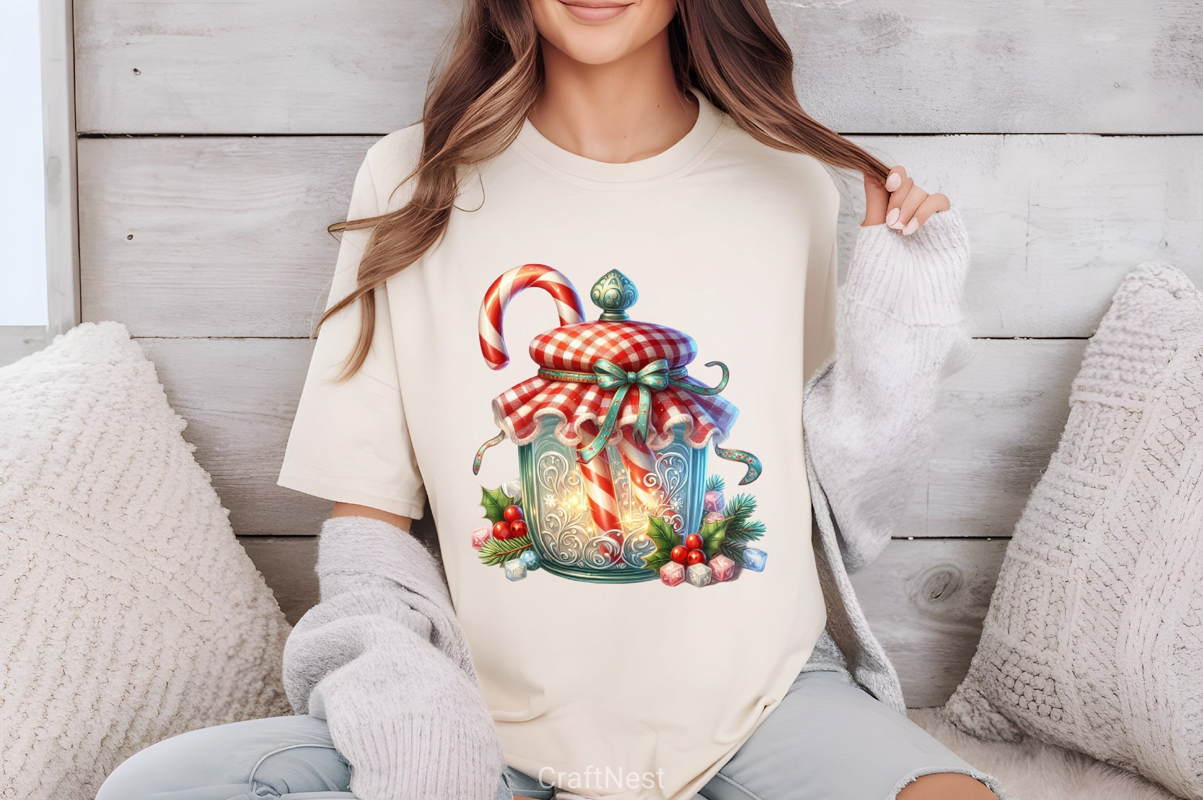 Christmas Candy Jar Clipart Bundle - CraftNest - Digital Crafting and Art