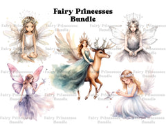 Fairy Princesses Clipart - CraftNest