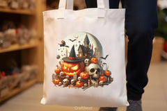 Halloween Skeleton Pumpkin Clipart Bundle - CraftNest - Digital Crafting and Art