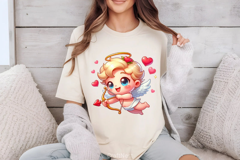 Valentine Cupid Clipart Bundle - CraftNest - Digital Crafting and Art