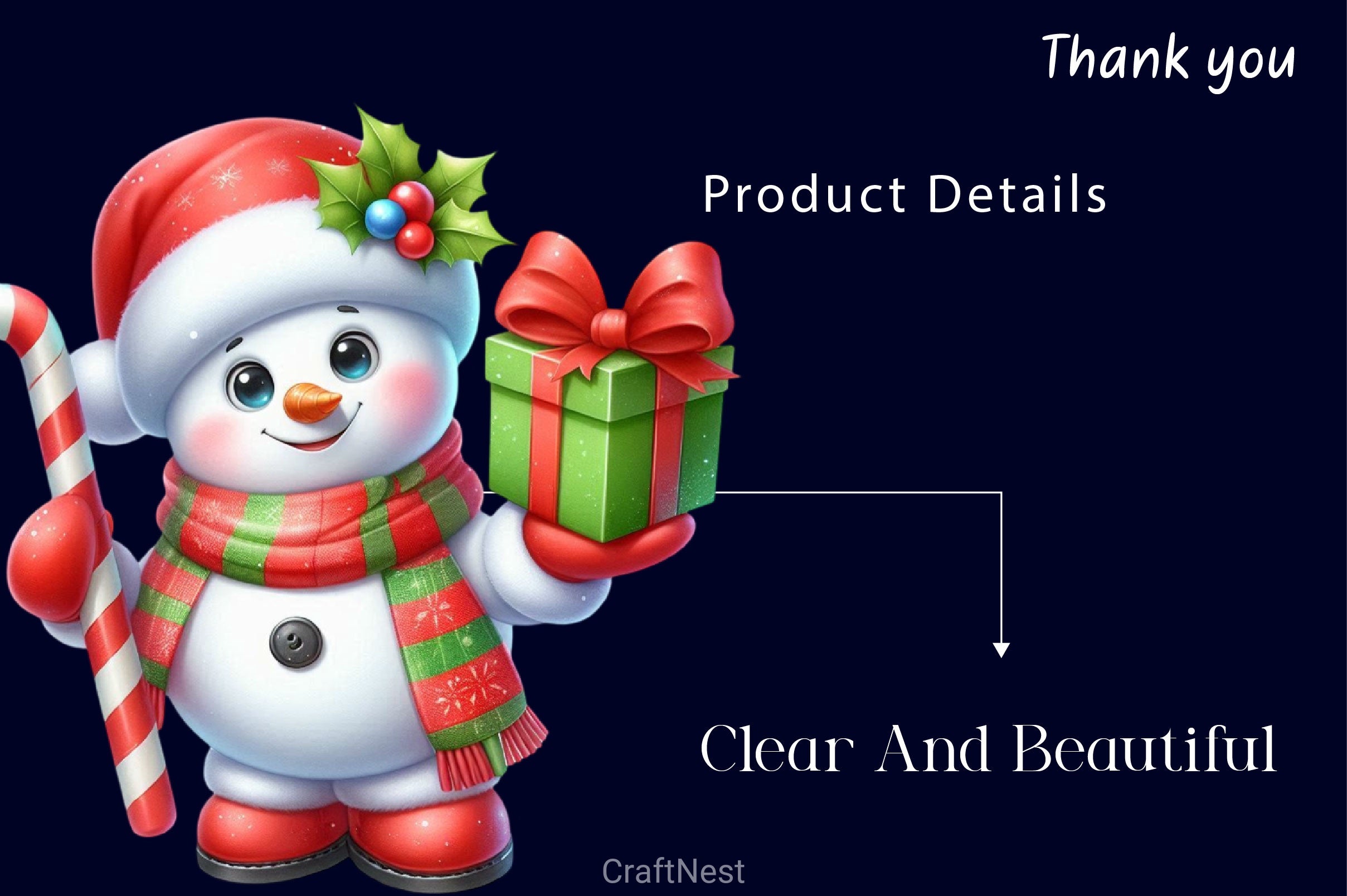 Funny Christmas Snowman Clipart Bundle 2 - CraftNest - Digital Crafting and Art